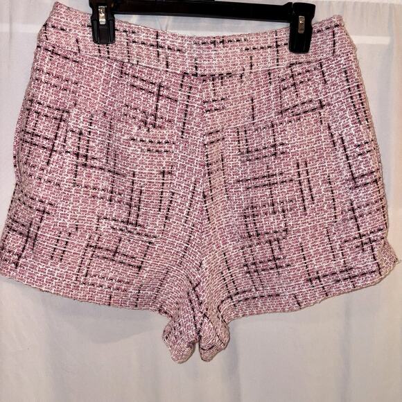 Maeve by Anthropologie Pink Plaid Shorts Women's Size 6 with pockets Perfect EUC - Picture 4 of 11